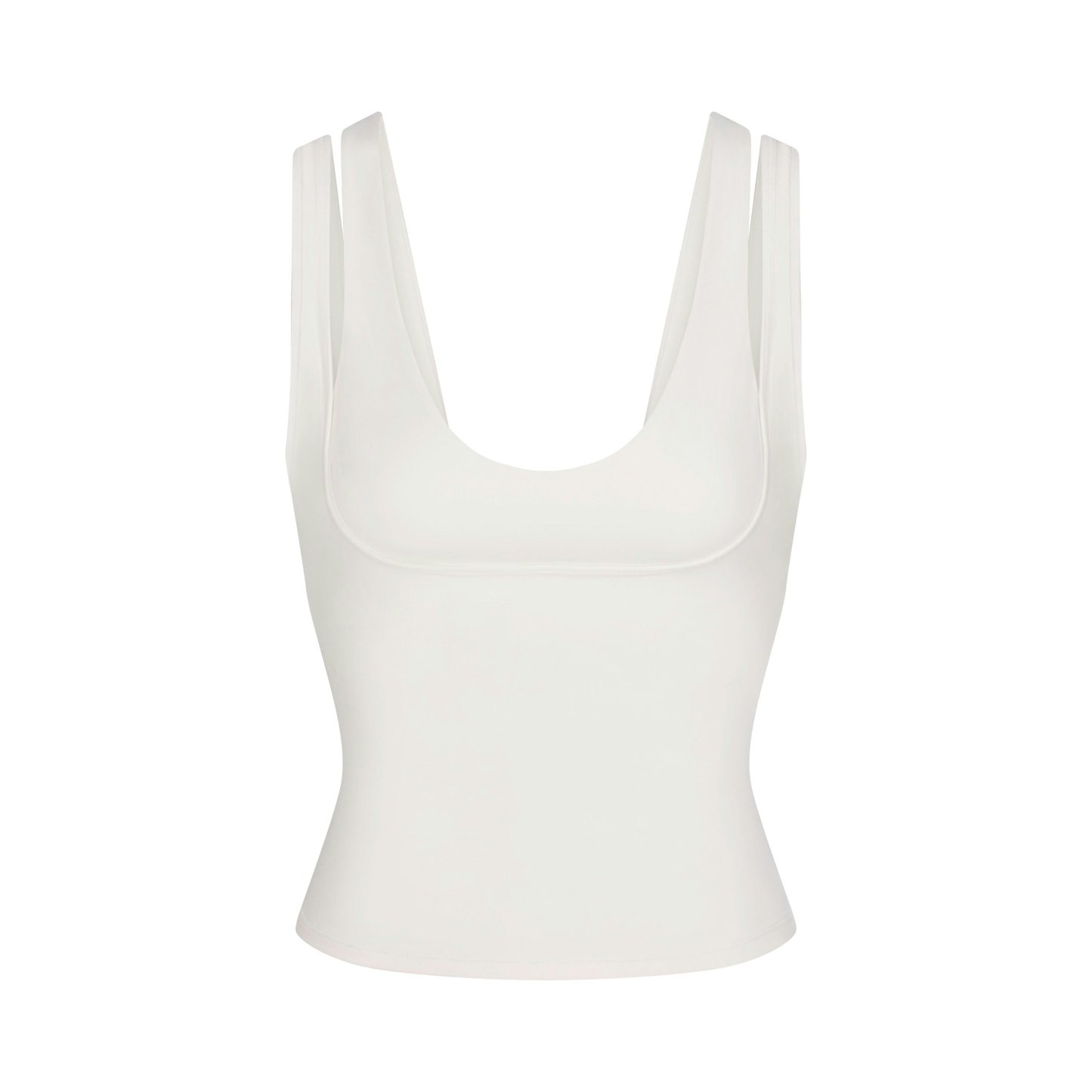 NikeSKIMS MATTE DOUBLE STRAP SCOOP TANK - IVORY - image 2