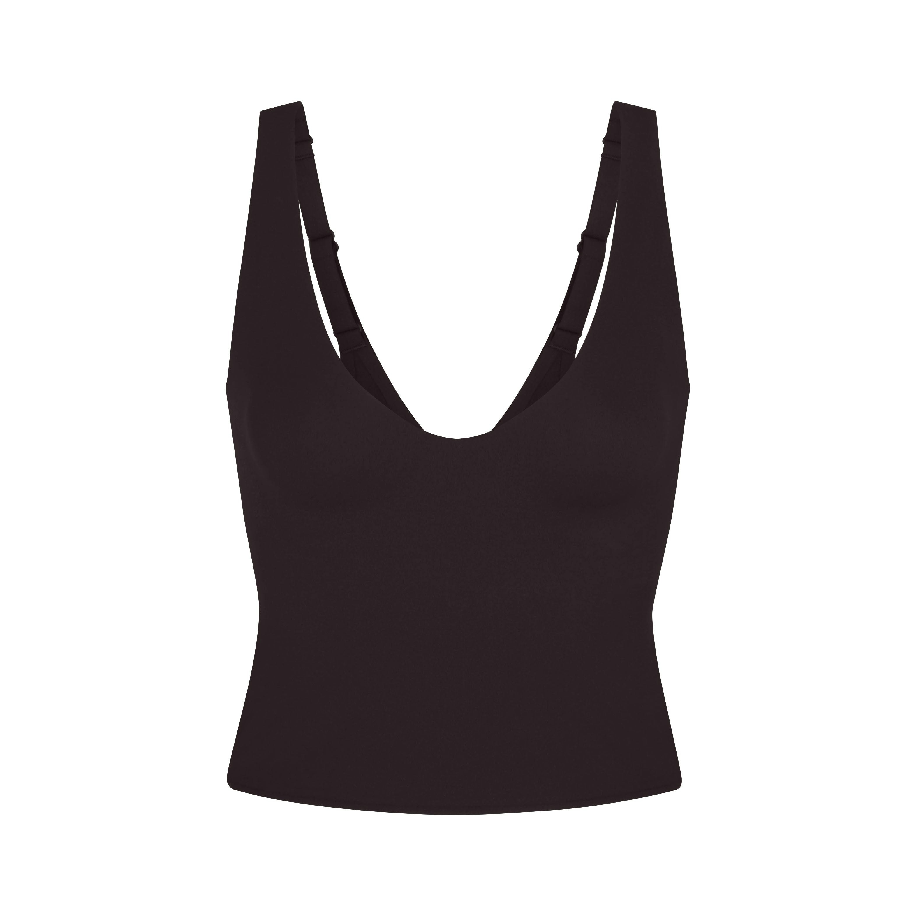 NikeSKIMS STUDIO STRETCH PLUNGE TANK - DARK ROAST - image 17