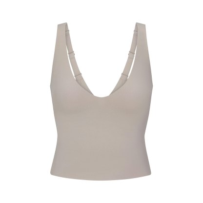 NikeSKIMS STUDIO STRETCH PLUNGE TANK - LINEN - image 5
