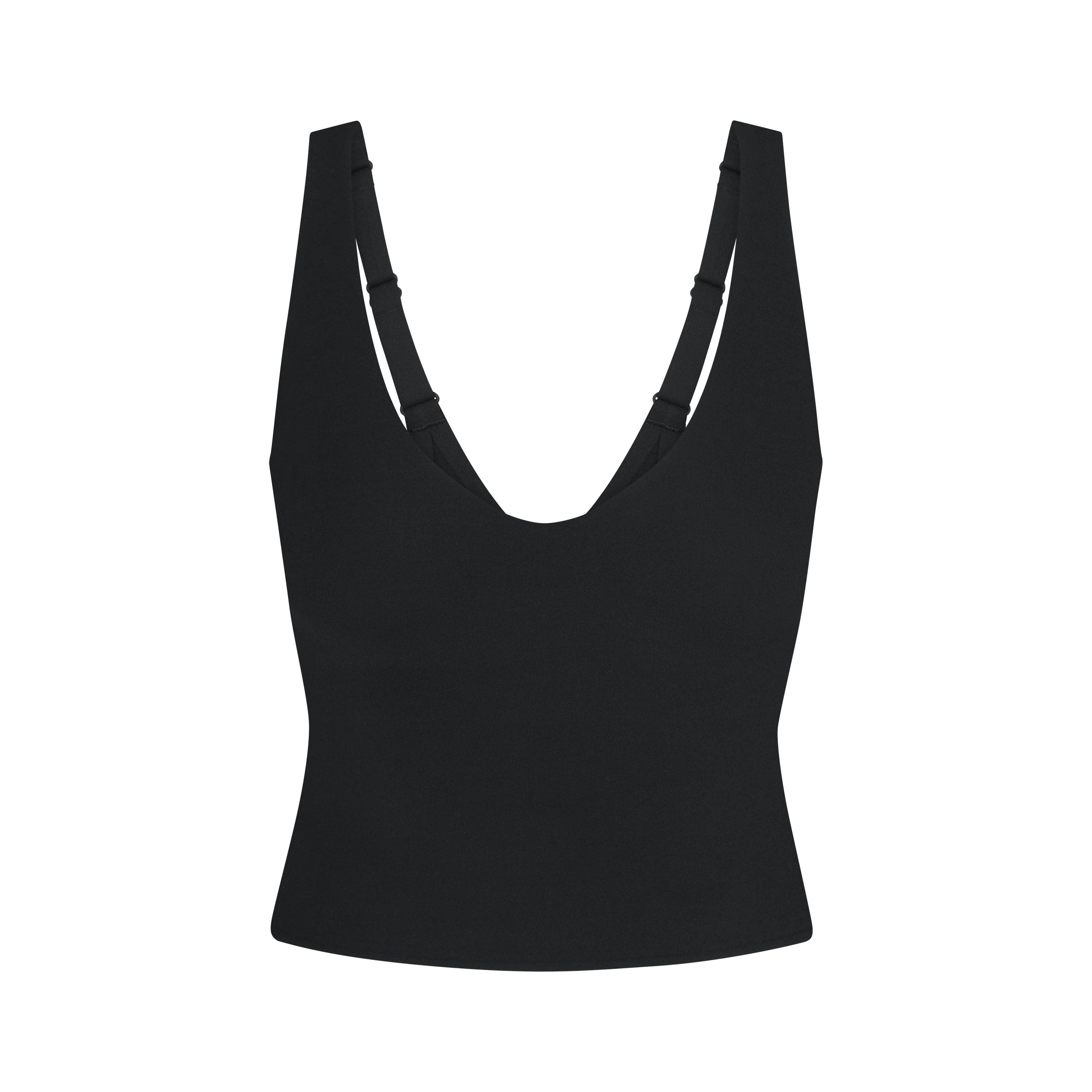NikeSKIMS STUDIO STRETCH PLUNGE TANK - OBSIDIAN - image 11