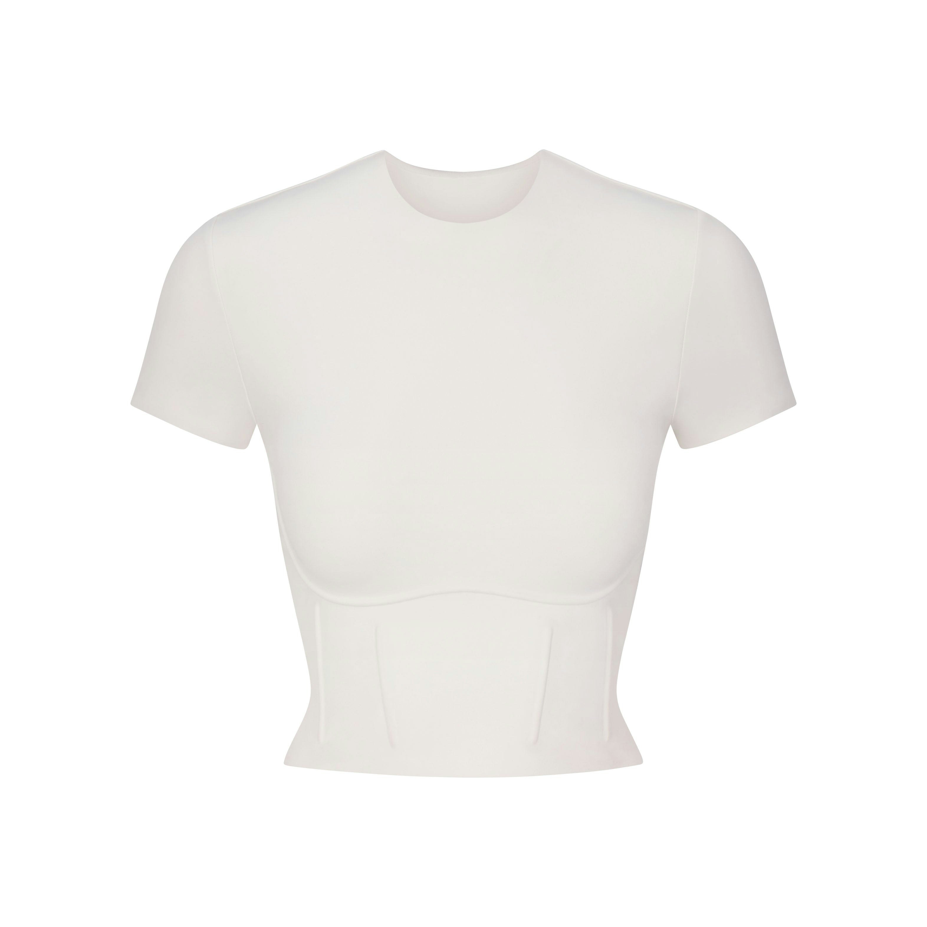NikeSKIMS MATTE CROPPED CORSET TEE - IVORY - image 11