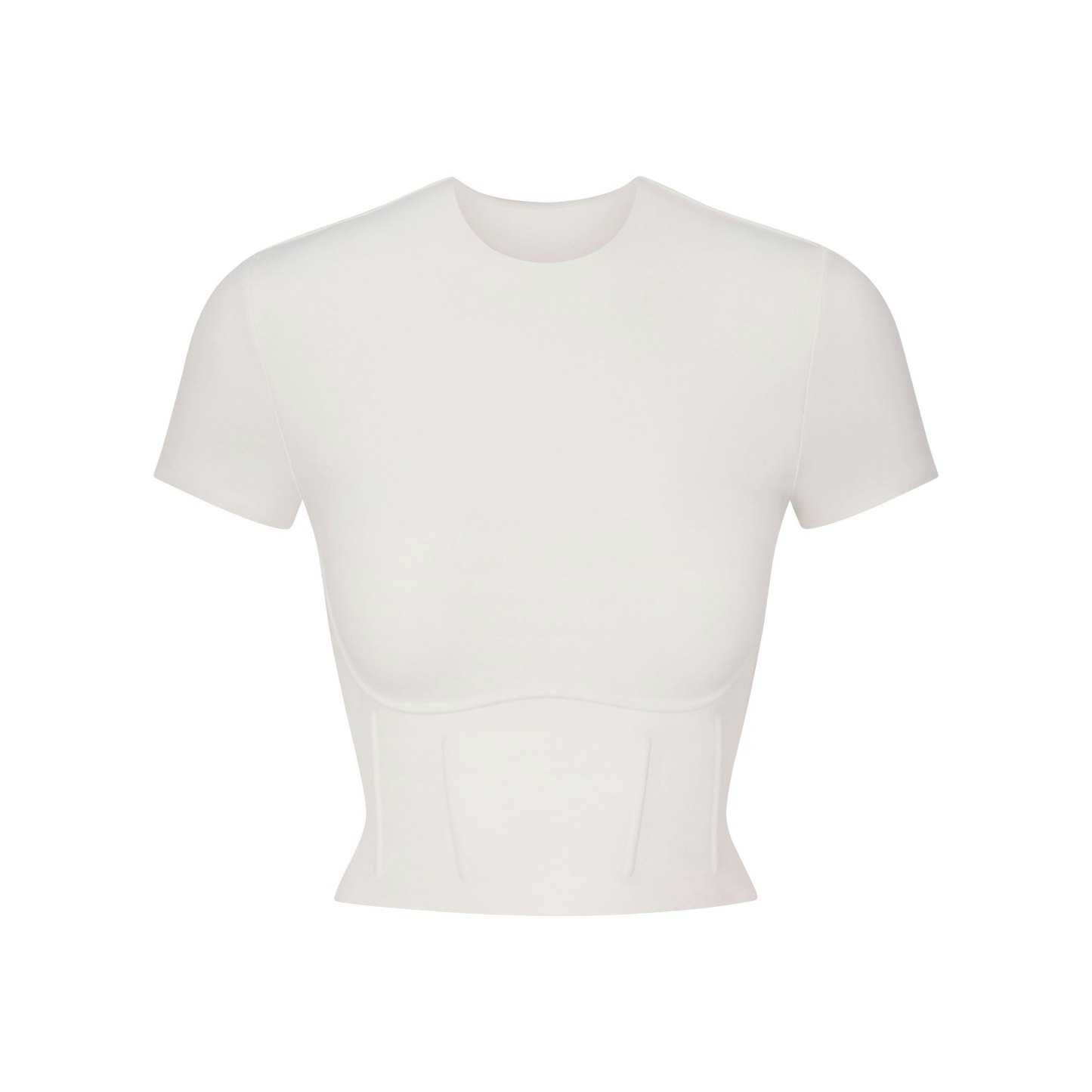 NikeSKIMS MATTE CROPPED CORSET TEE - IVORY - image 11