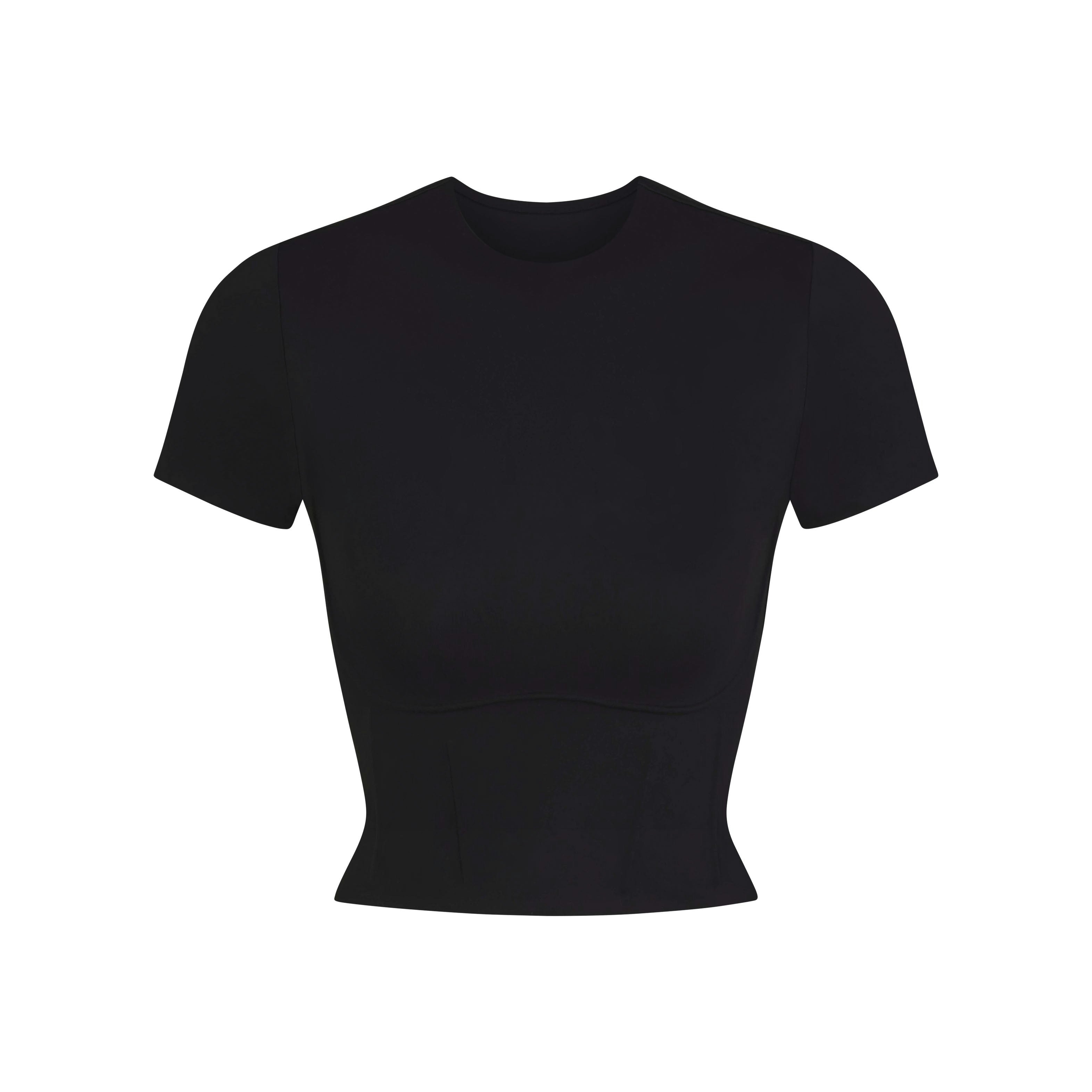 NikeSKIMS MATTE CROPPED CORSET TEE - OBSIDIAN - image 6