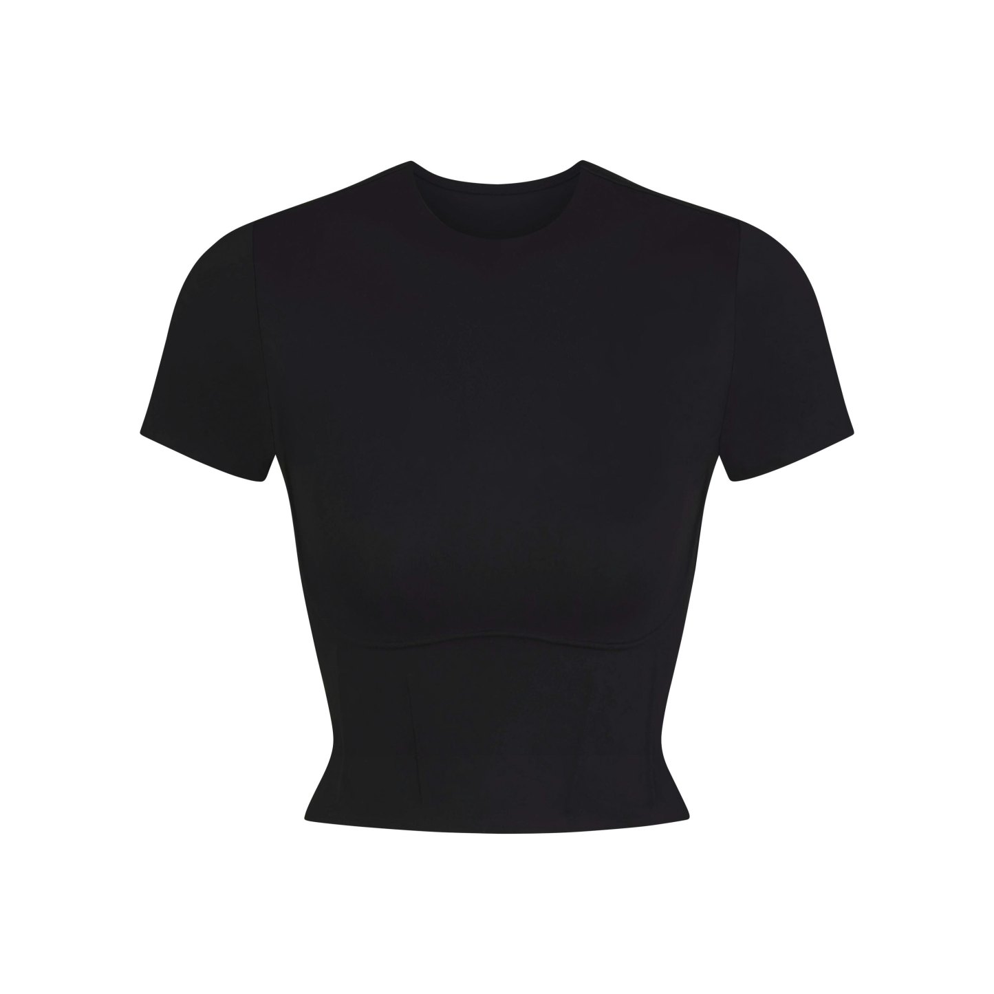 NikeSKIMS MATTE CROPPED CORSET TEE - OBSIDIAN - image 6