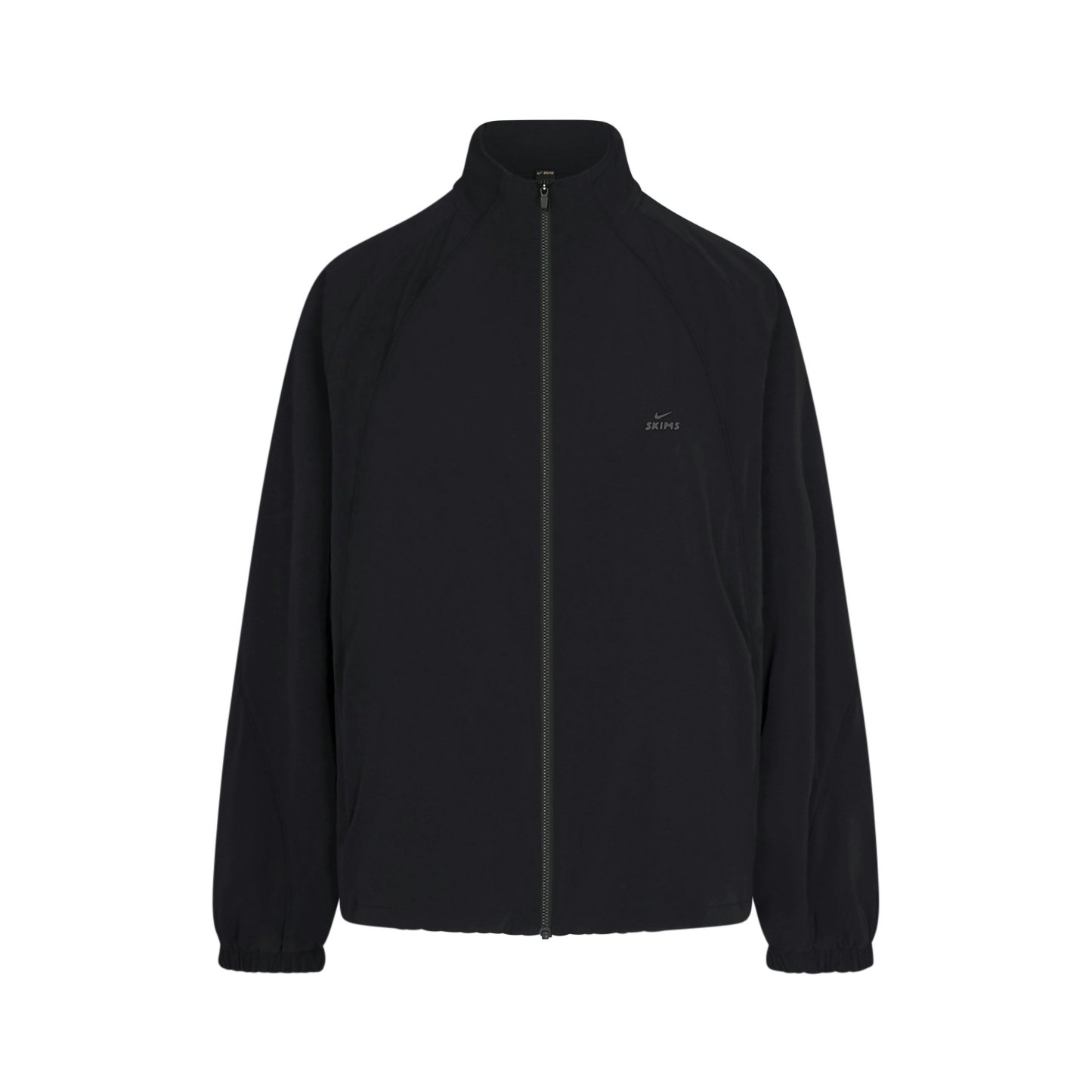 NikeSKIMS STRETCH NYLON OVERSIZED TRACK JACKET - OBSIDIAN - image 12