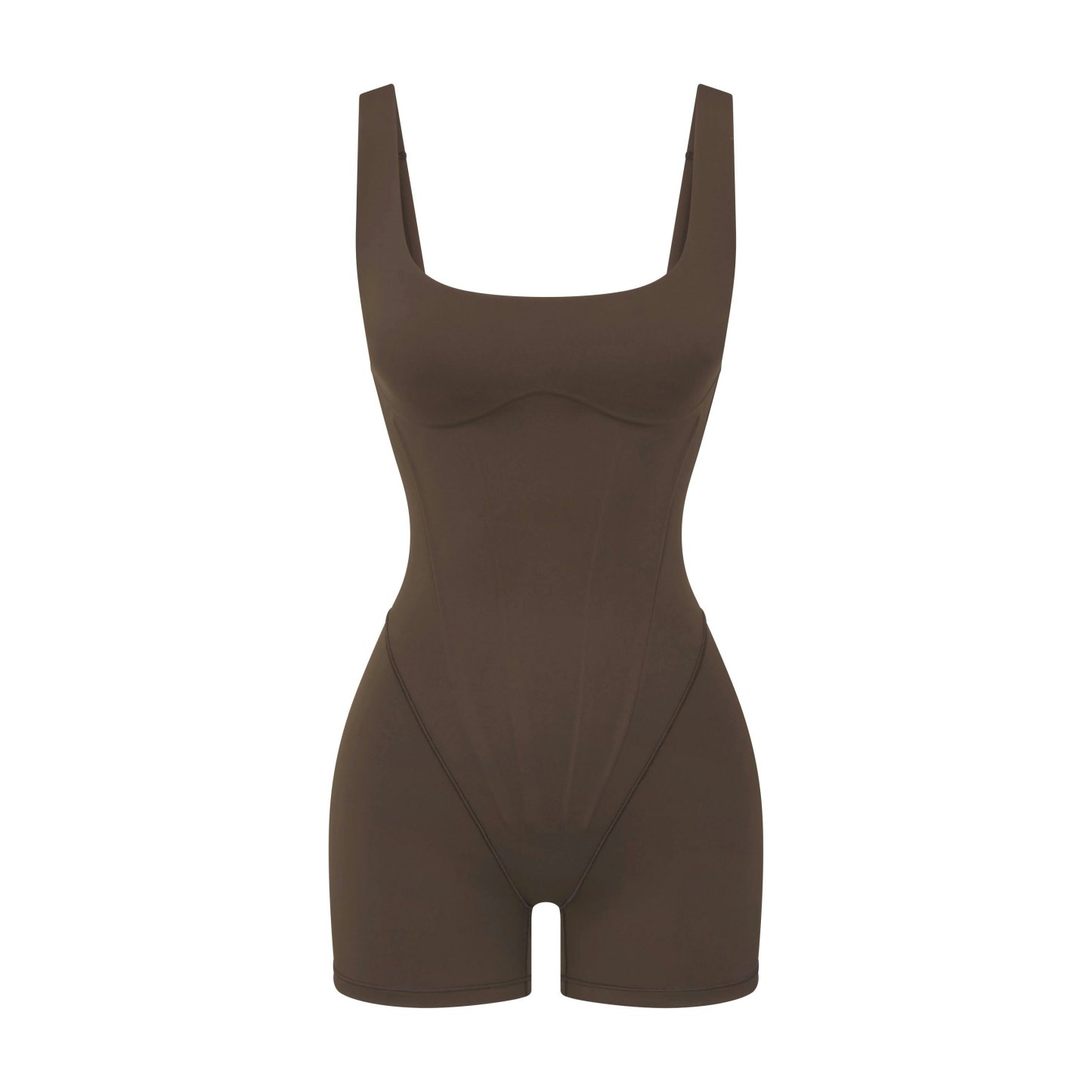 NikeSKIMS MATTE CORSET 2" ONE PIECE - DARK SEPIA - image 13