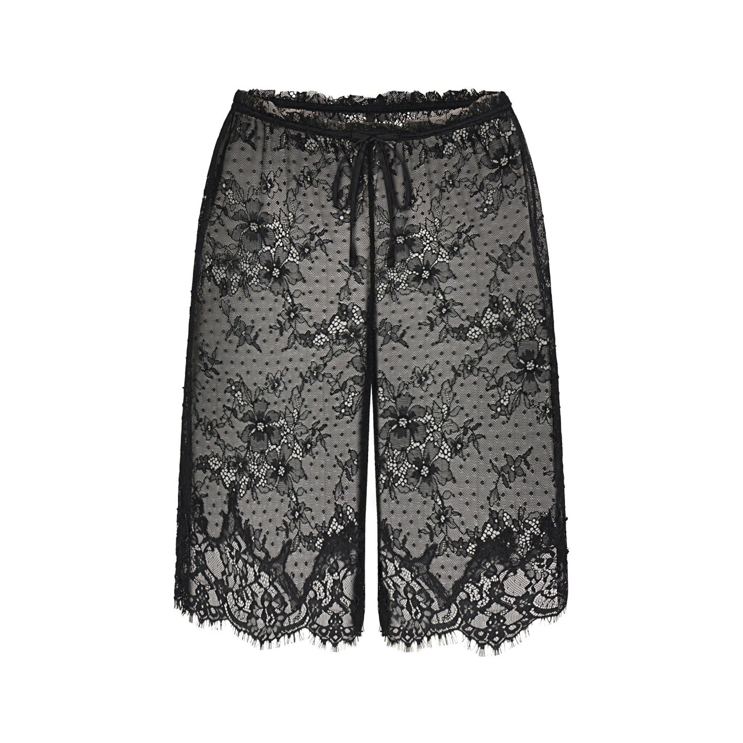 ULTRA FINE LACE LONG SHORT - OBSIDIAN - image 6