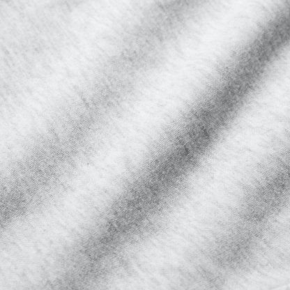 COTTON FLEECE OVERSIZED DOUBLE WAISTBAND PANT - LIGHT HEATHER GREY - image 5