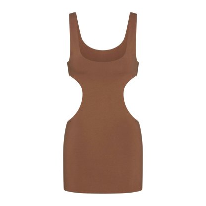 COTTON JERSEY CUT OUT MINI DRESS - JASPER - image 6