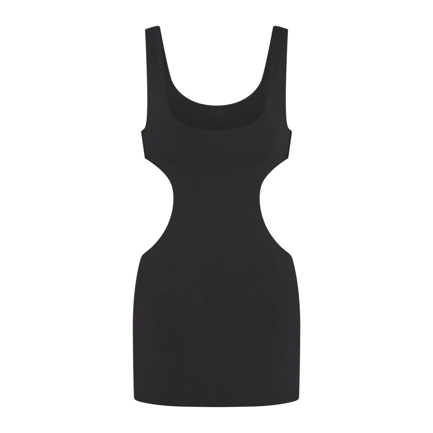 COTTON JERSEY CUT OUT MINI DRESS - SOOT - image 15