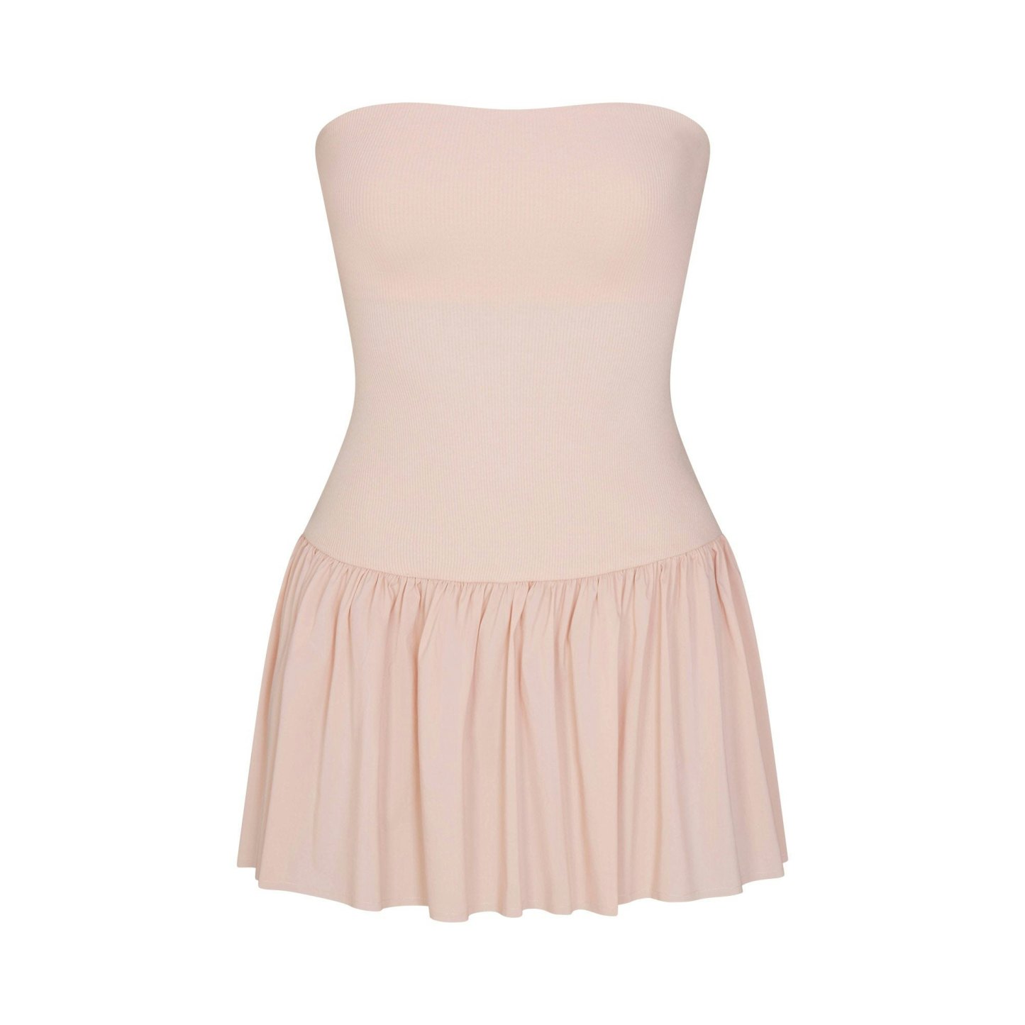POPLIN APPAREL MINI TUBE DRESS - DUSTY PINK - image 15