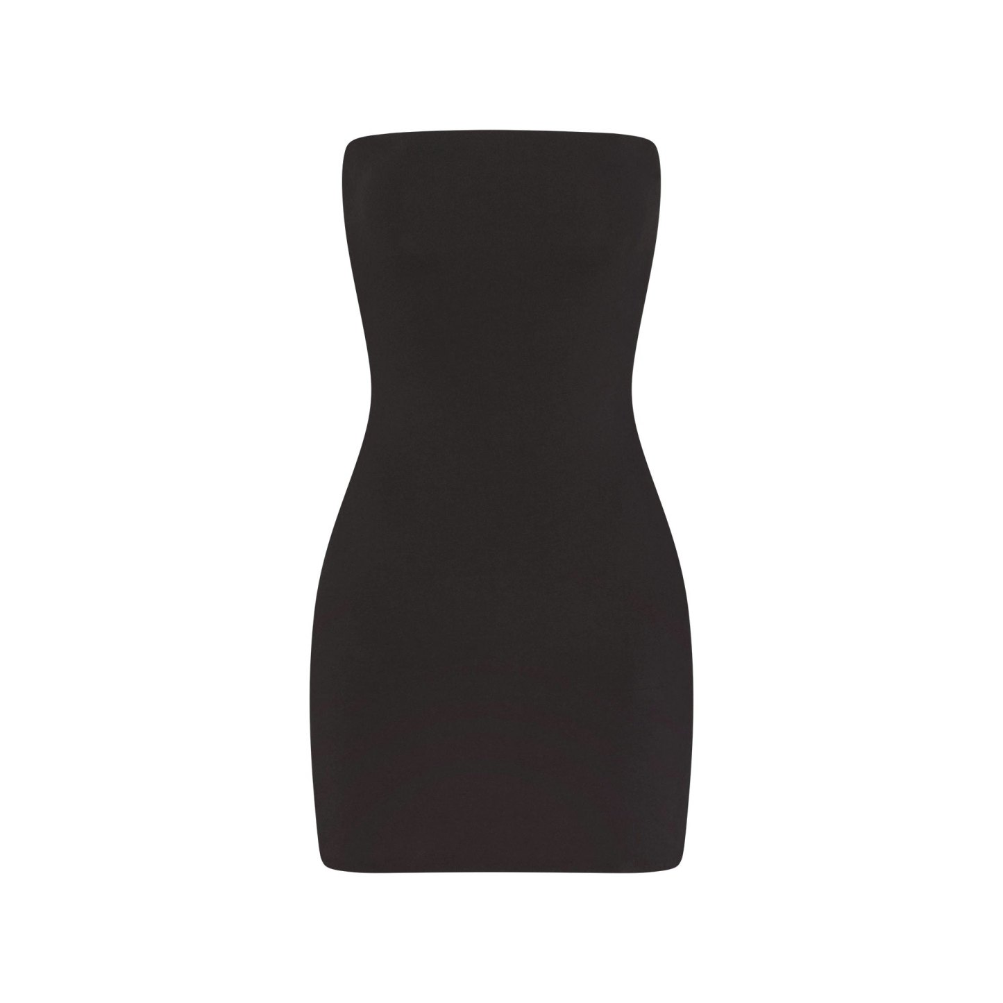 COTTON JERSEY MINI TUBE DRESS - SOOT - image 33