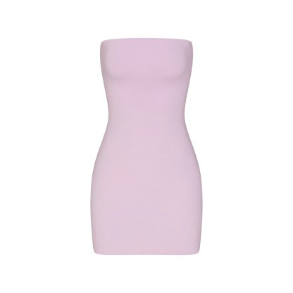 COTTON JERSEY MINI TUBE DRESS - SUGAR PLUM - image 27