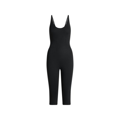 SMOOTH LAYERS CAPRI CATSUIT - OBSIDIAN - image 4
