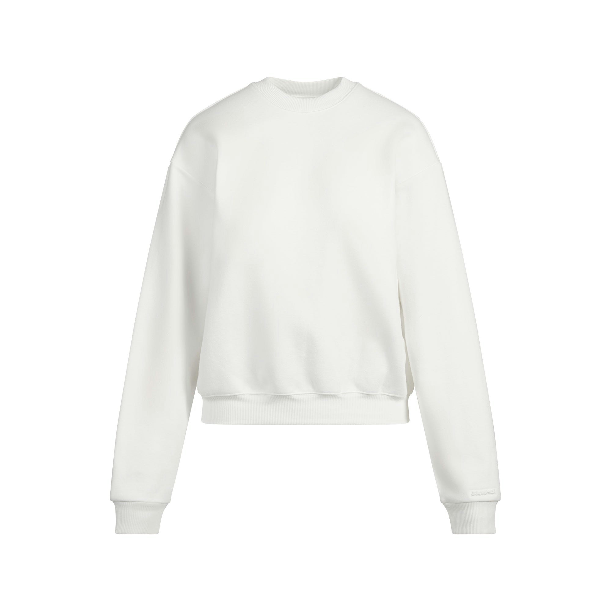 COTTON FLEECE CLASSIC CREWNECK - MARBLE - image 10