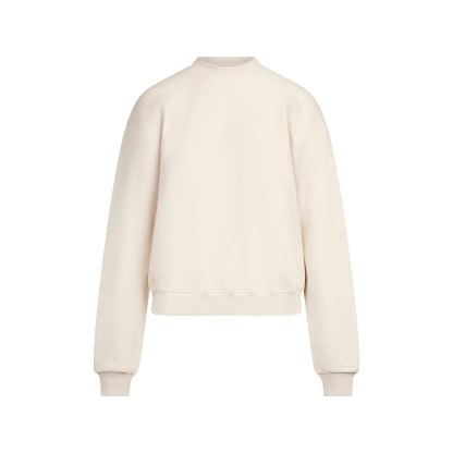 COTTON FLEECE CLASSIC CREWNECK - OATMEAL HEATHER - image 15