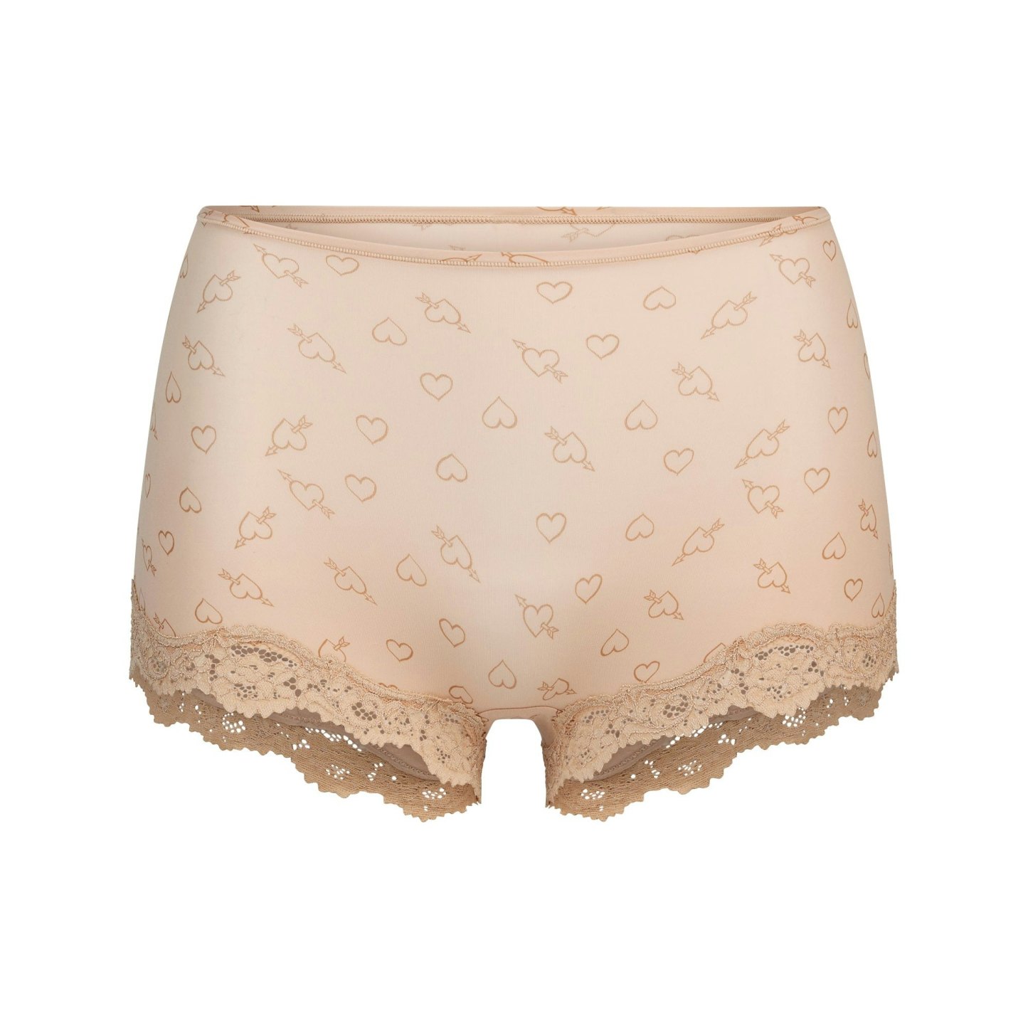 FITS EVERYBODY LACE BOY SHORT - MICA SKETCHED HEARTS