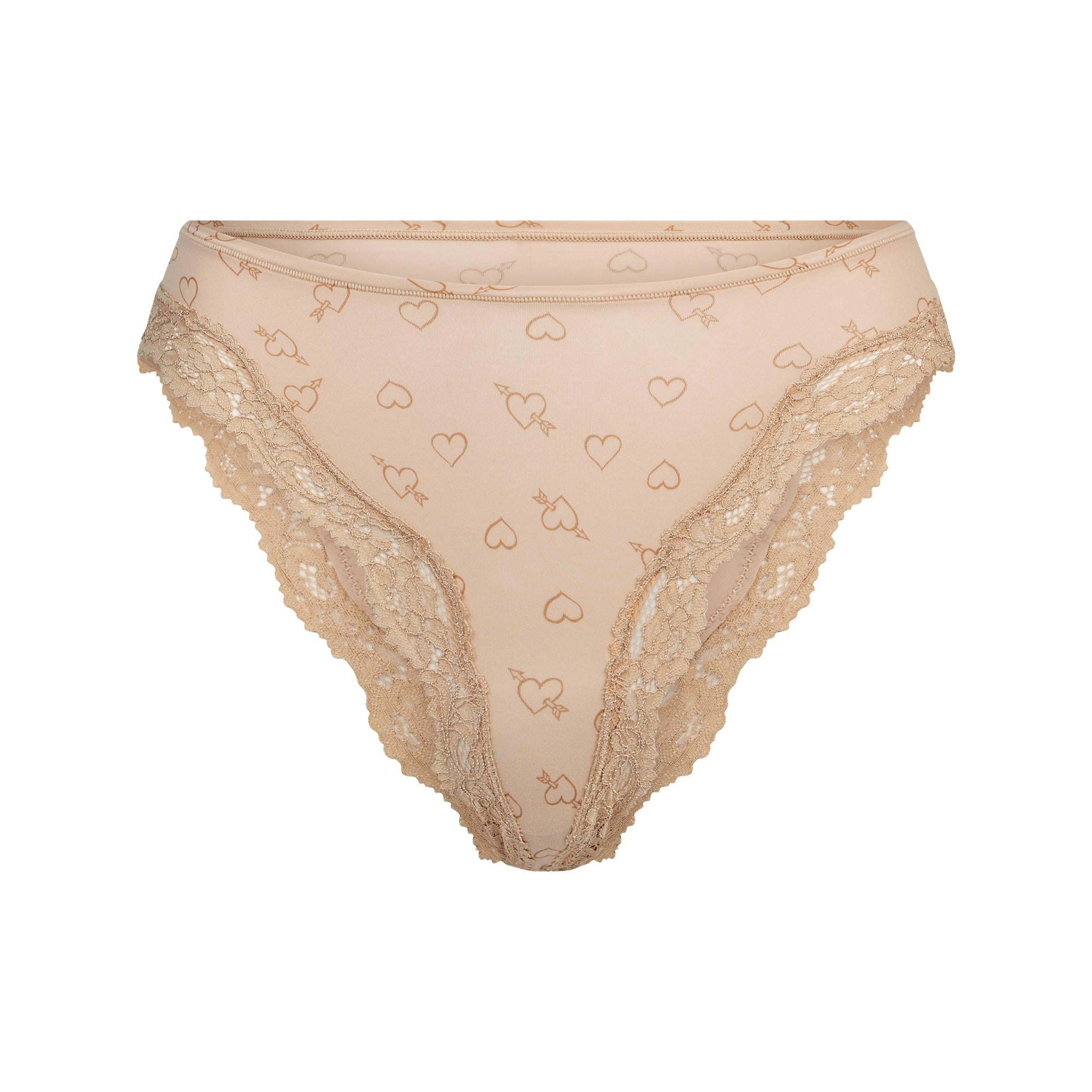 FITS EVERYBODY LACE TANGA - MICA SKETCHED HEARTS
