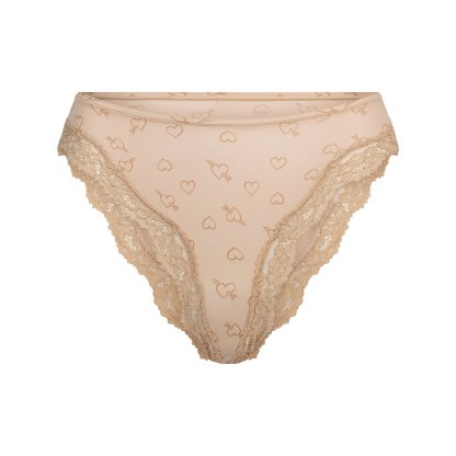 FITS EVERYBODY LACE TANGA - MICA SKETCHED HEARTS