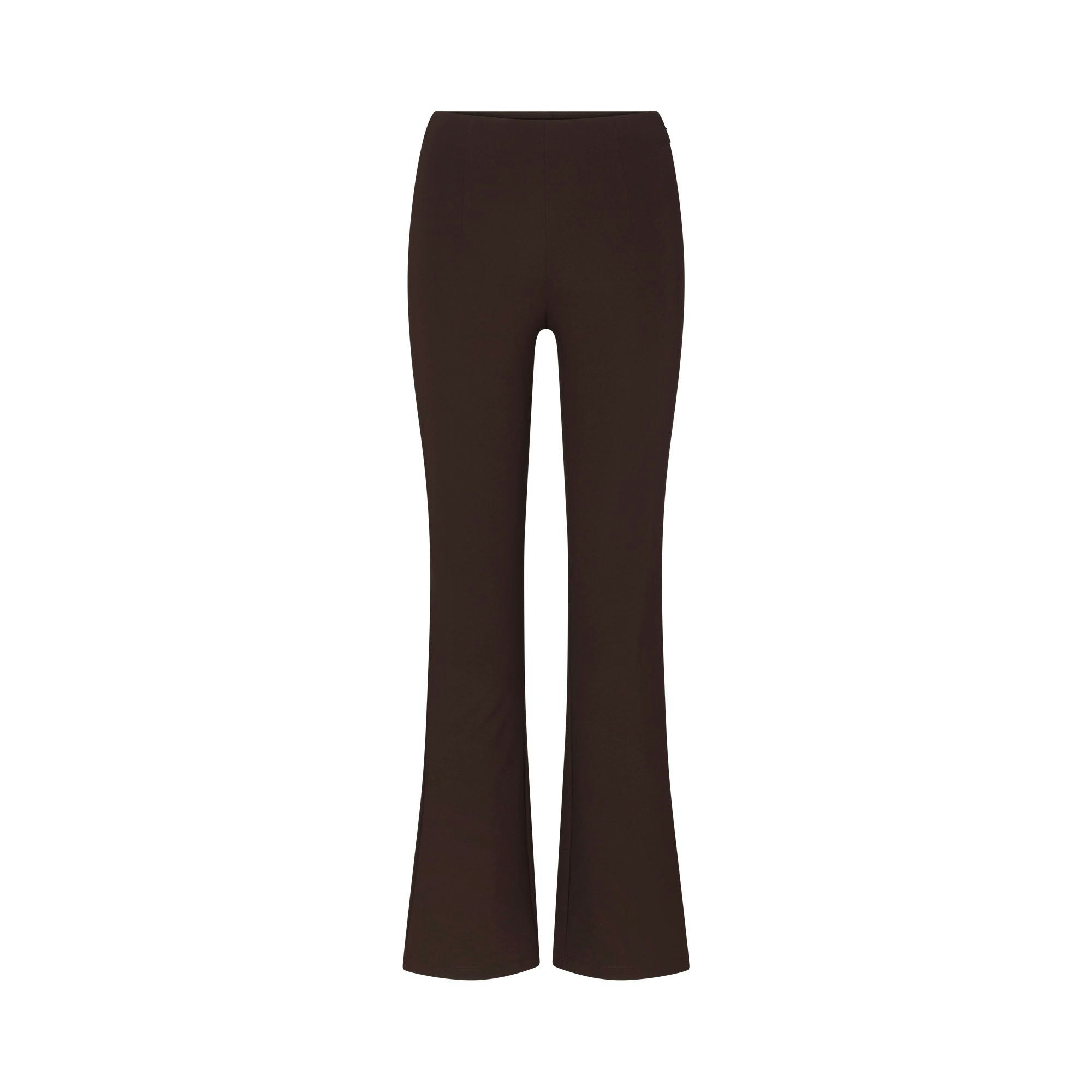 THE ESSENTIAL COLLECTION HIGH-WAISTED CROPPED KICK FLARE PANT - ESPRESSO - image 12