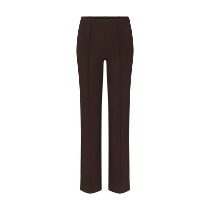 THE ESSENTIAL COLLECTION HIGH-WAISTED PINTUCK STRAIGHT LEG PANT - ESPRESSO - image 12