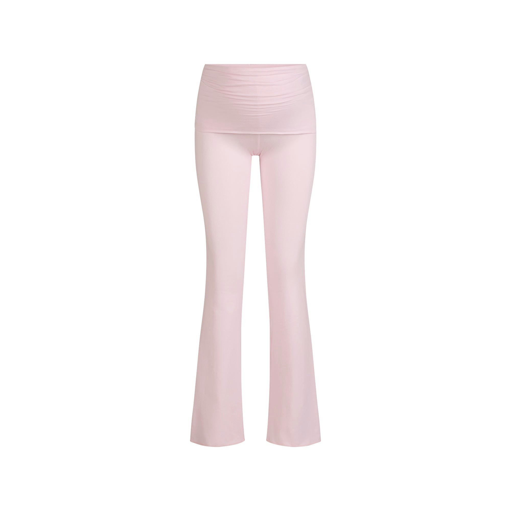 COTTON JERSEY MATERNITY FOLDOVER PANT - CHERRY BLOSSOM - image 11