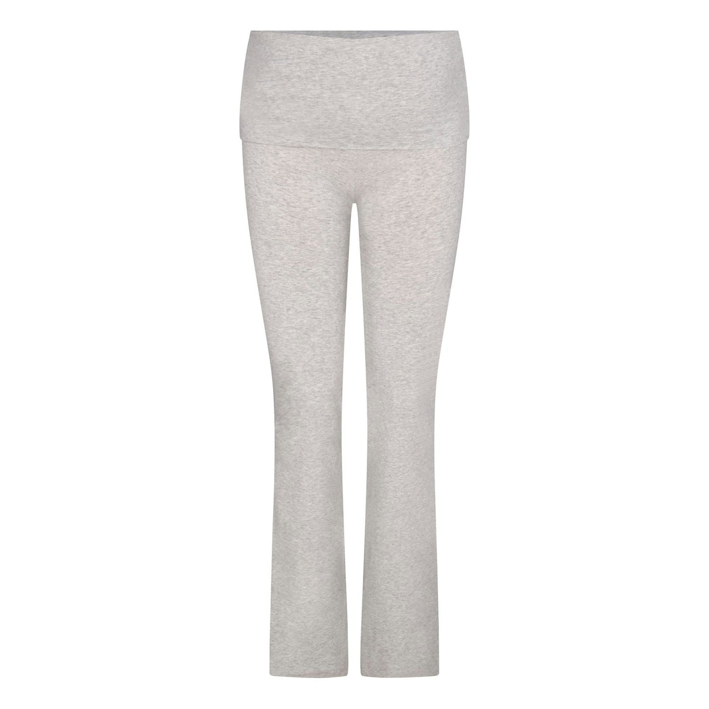 COTTON JERSEY MATERNITY FOLDOVER PANT - LIGHT HEATHER GREY - image 16