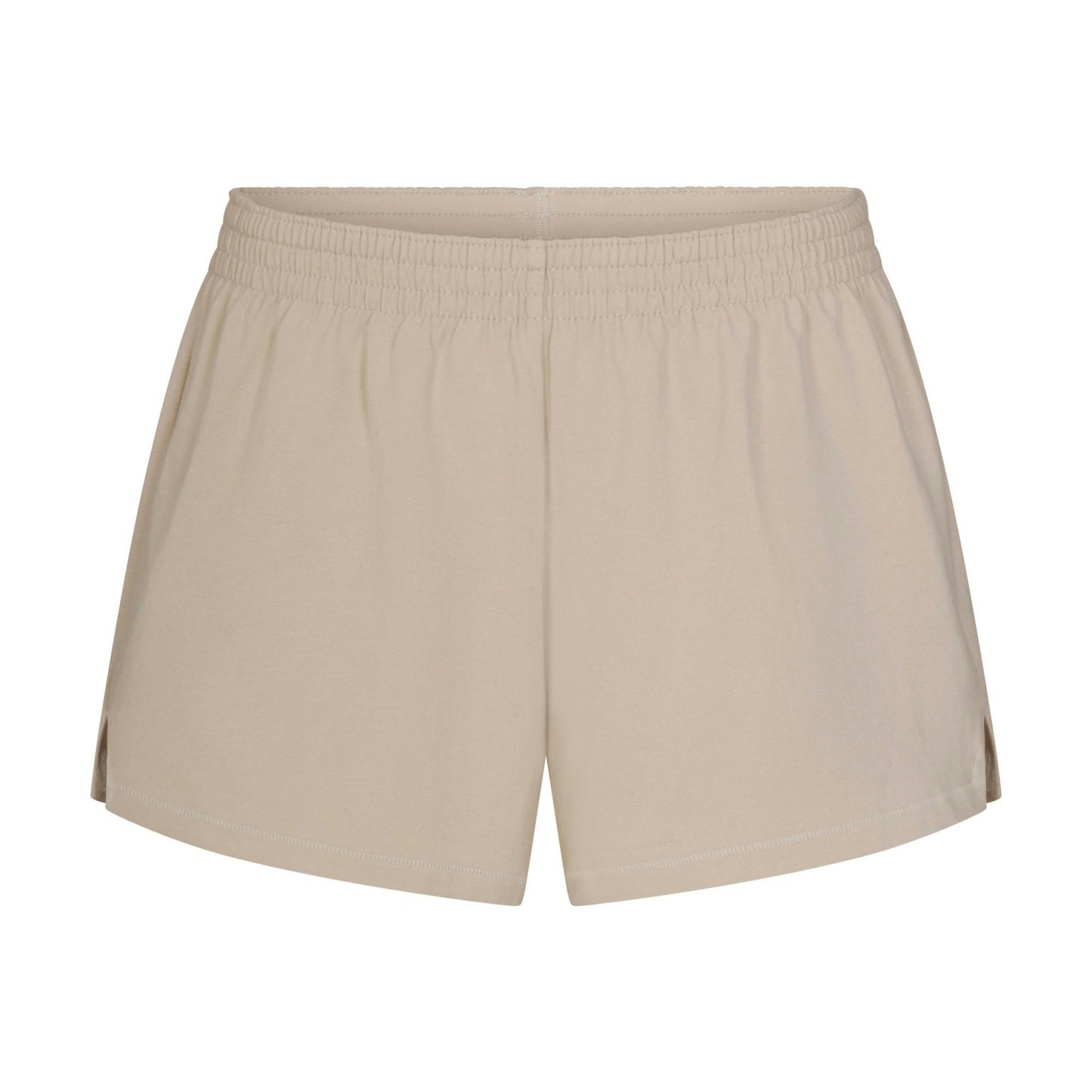 COTTON JERSEY LOOSE SHORT - STONE - image 11
