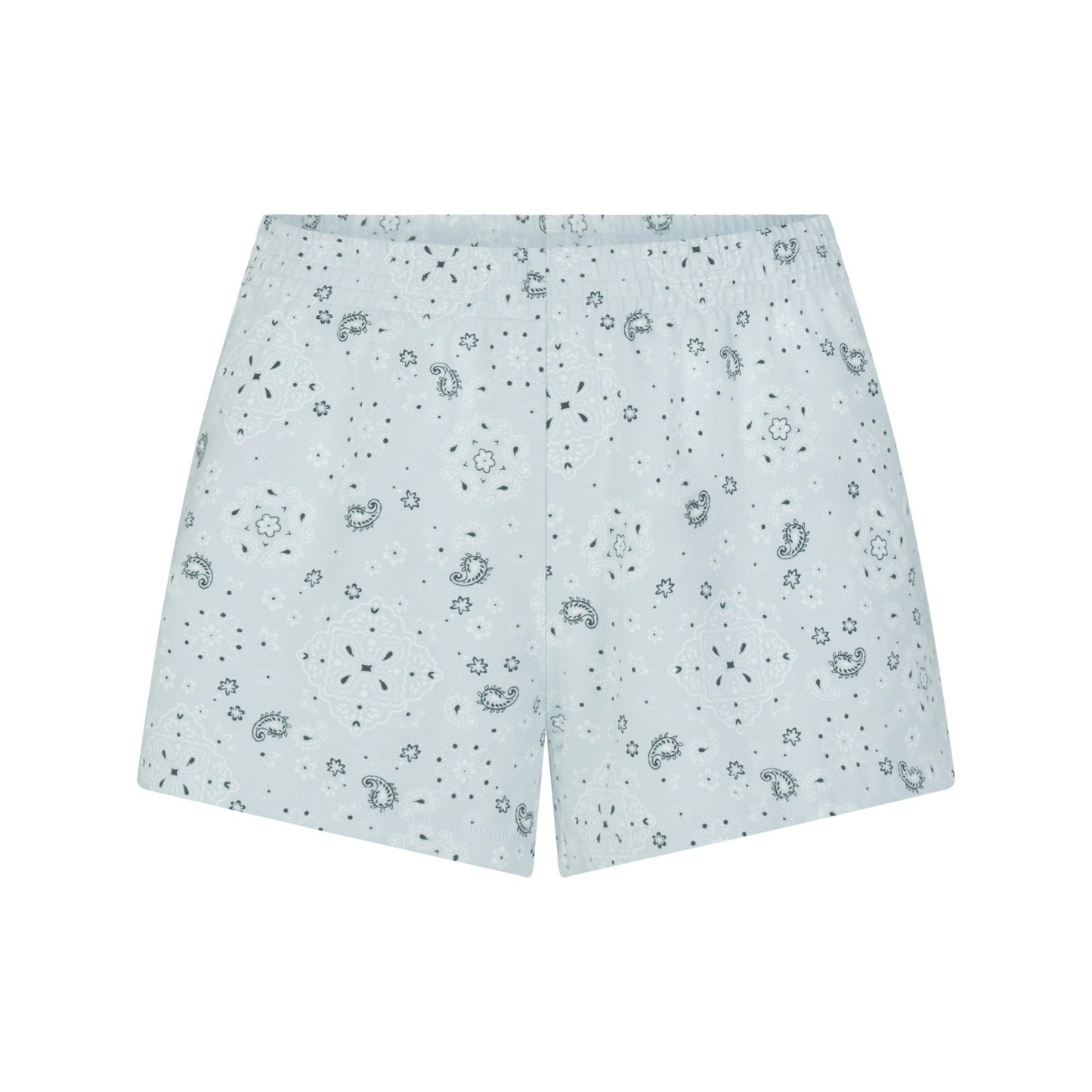 COTTON JERSEY LOOSE SHORT - POWDER BLUE BANDANA - image 35
