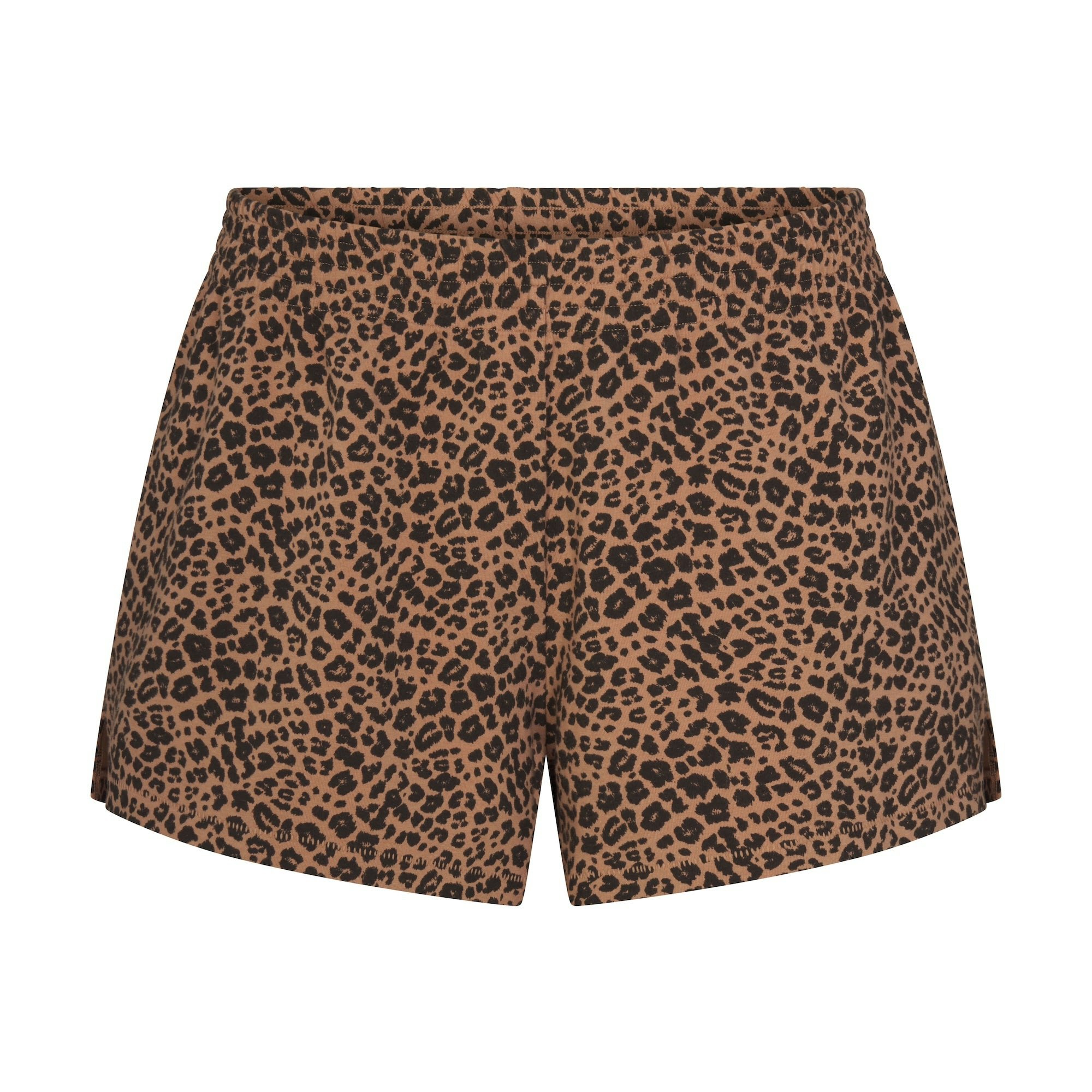COTTON JERSEY LOOSE SHORT - SIENNA NATURAL LEOPARD - image 6