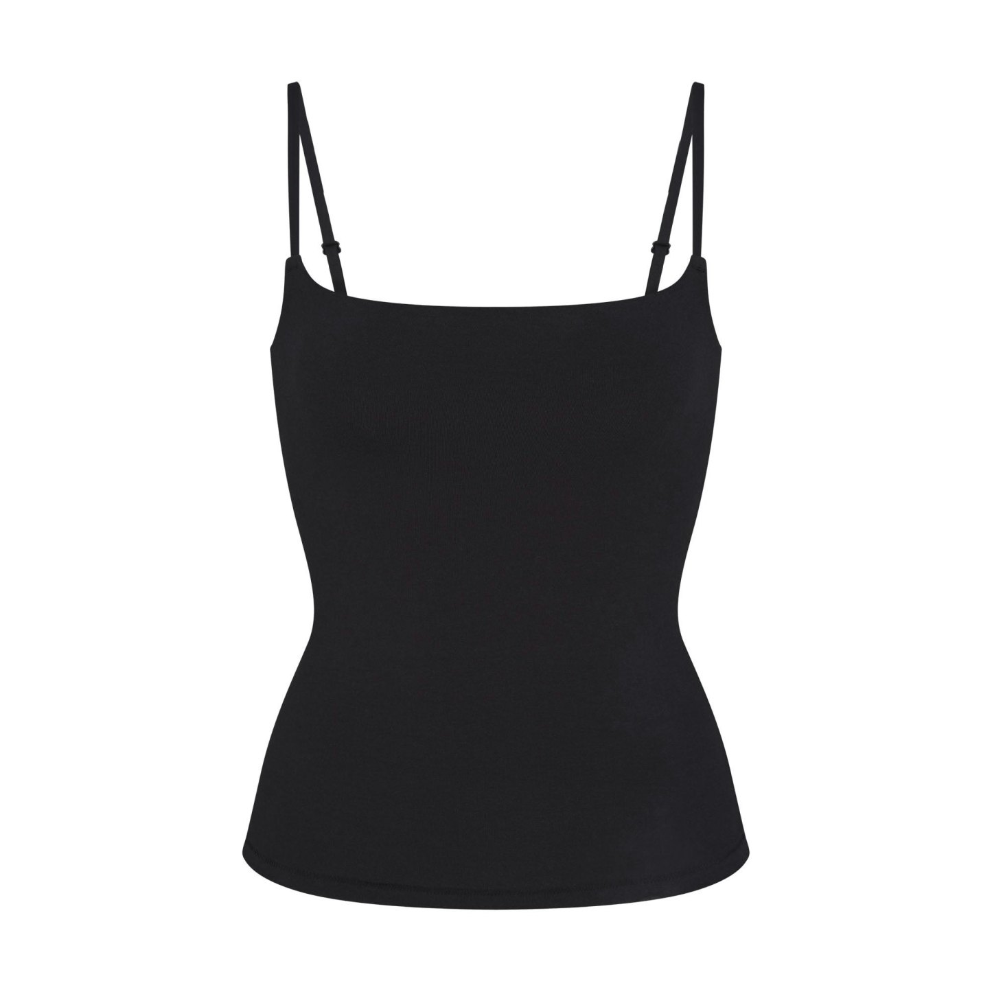 COTTON JERSEY CAMI - SOOT - image 16