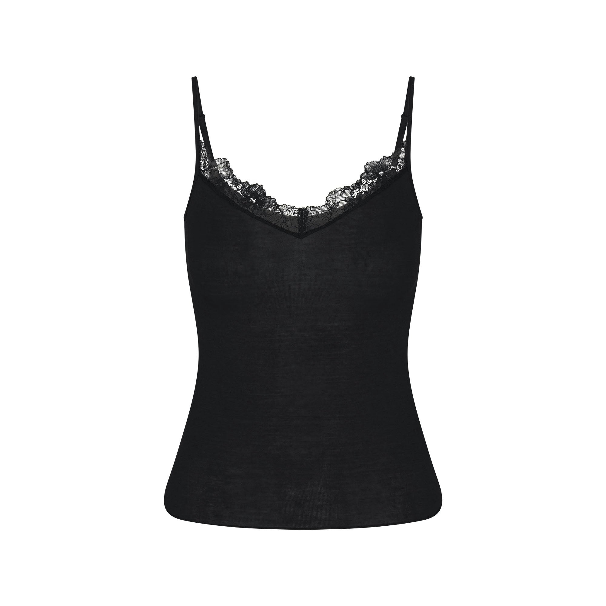 SHEER MODAL LACE CAMI - ONYX - image 21