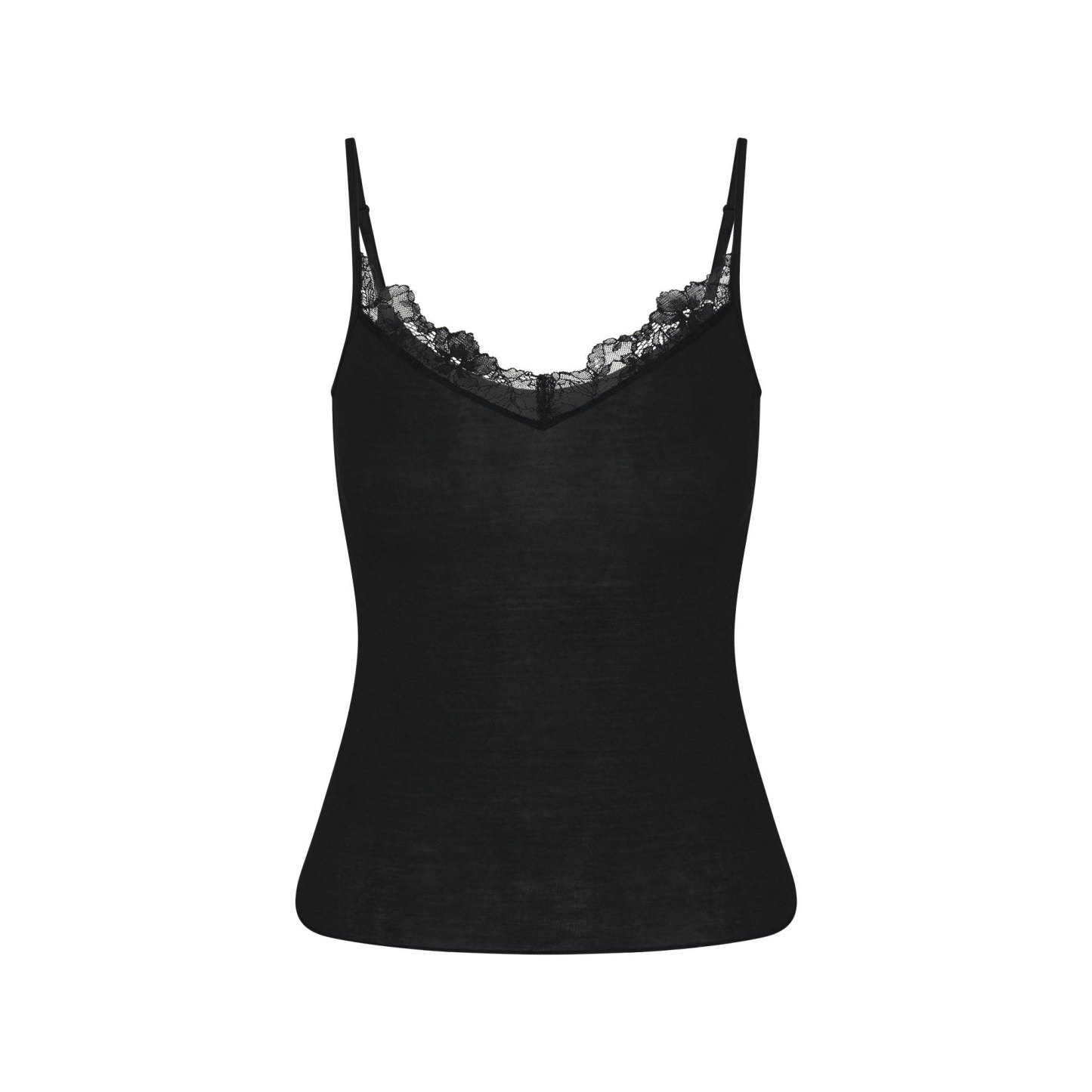 SHEER MODAL LACE CAMI - ONYX - image 21