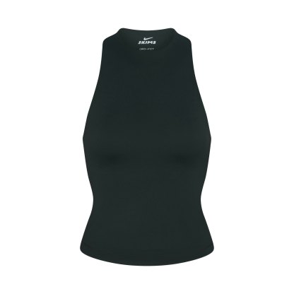 NikeSKIMS MATTE MOCK NECK RACER TANK - DARK TEAL - image 23