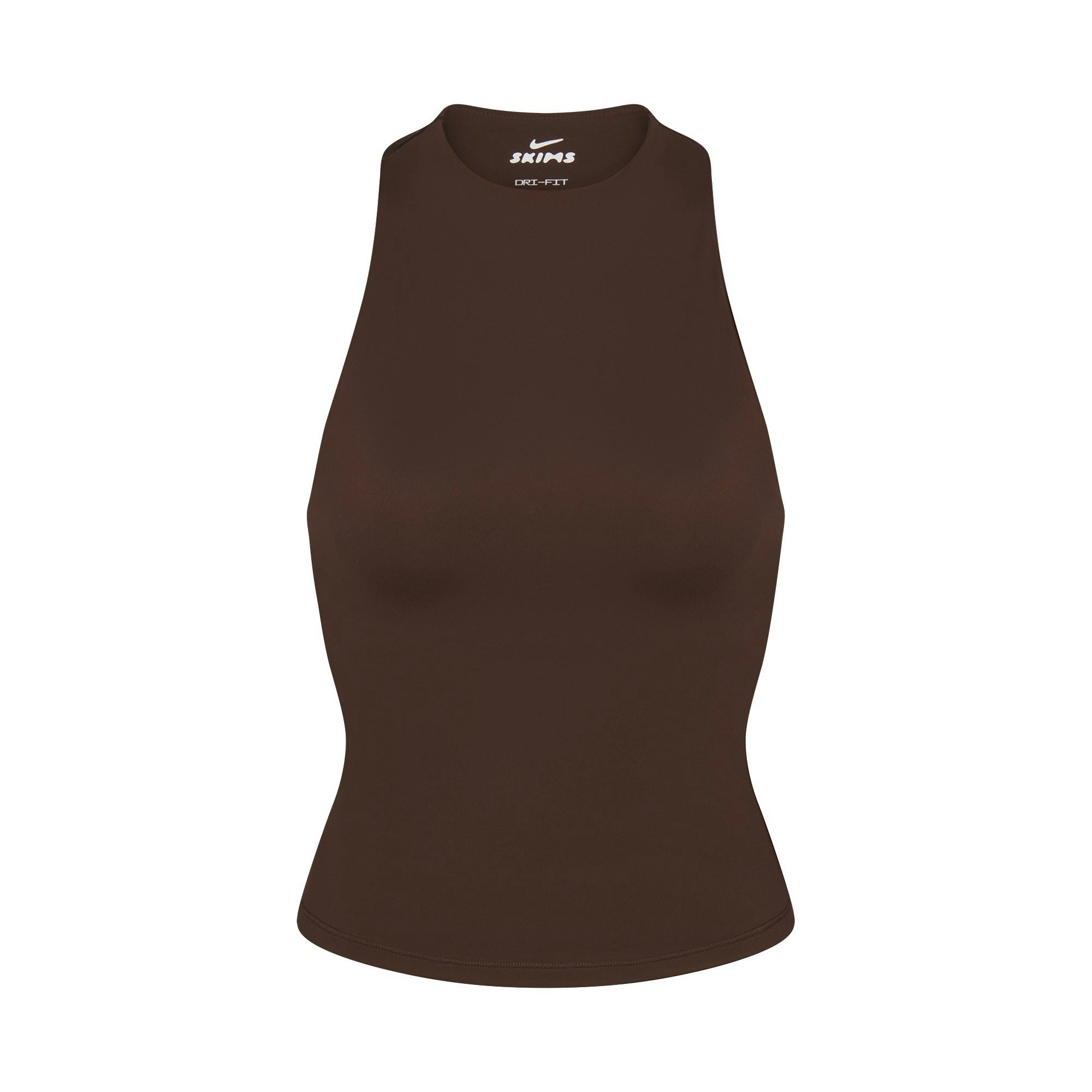 NikeSKIMS MATTE MOCK NECK RACER TANK - DARK SEPIA - image 15