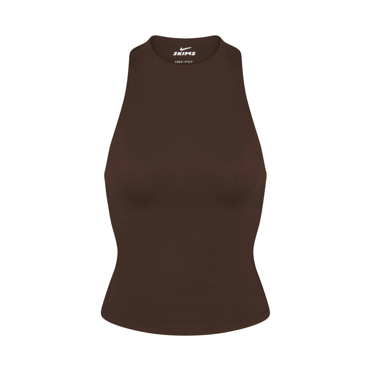 NikeSKIMS MATTE MOCK NECK RACER TANK - DARK SEPIA - image 15