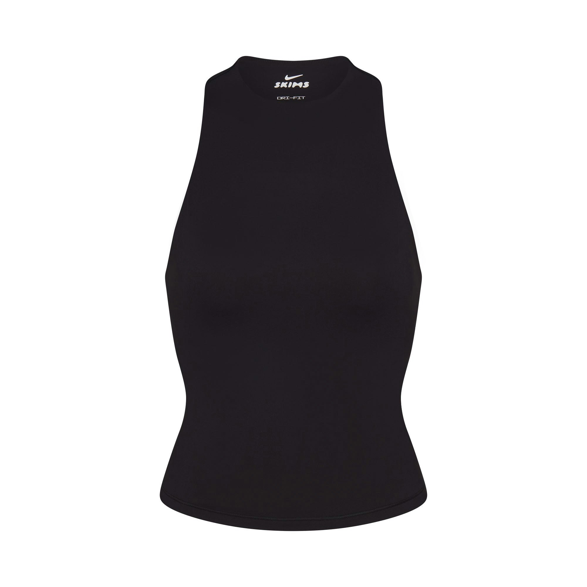 NikeSKIMS MATTE MOCK NECK RACER TANK - OBSIDIAN - image 45