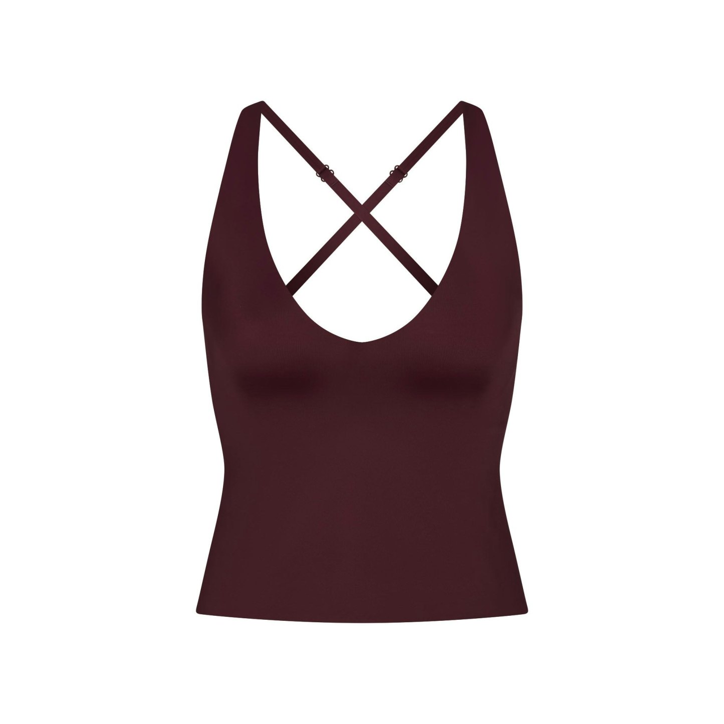 NikeSKIMS SHINE V-NECK TANK - CURRANT - image 27