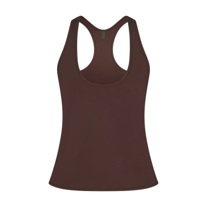 NikeSKIMS AIRY RACER BACK TANK - DARK SEPIA - image 7
