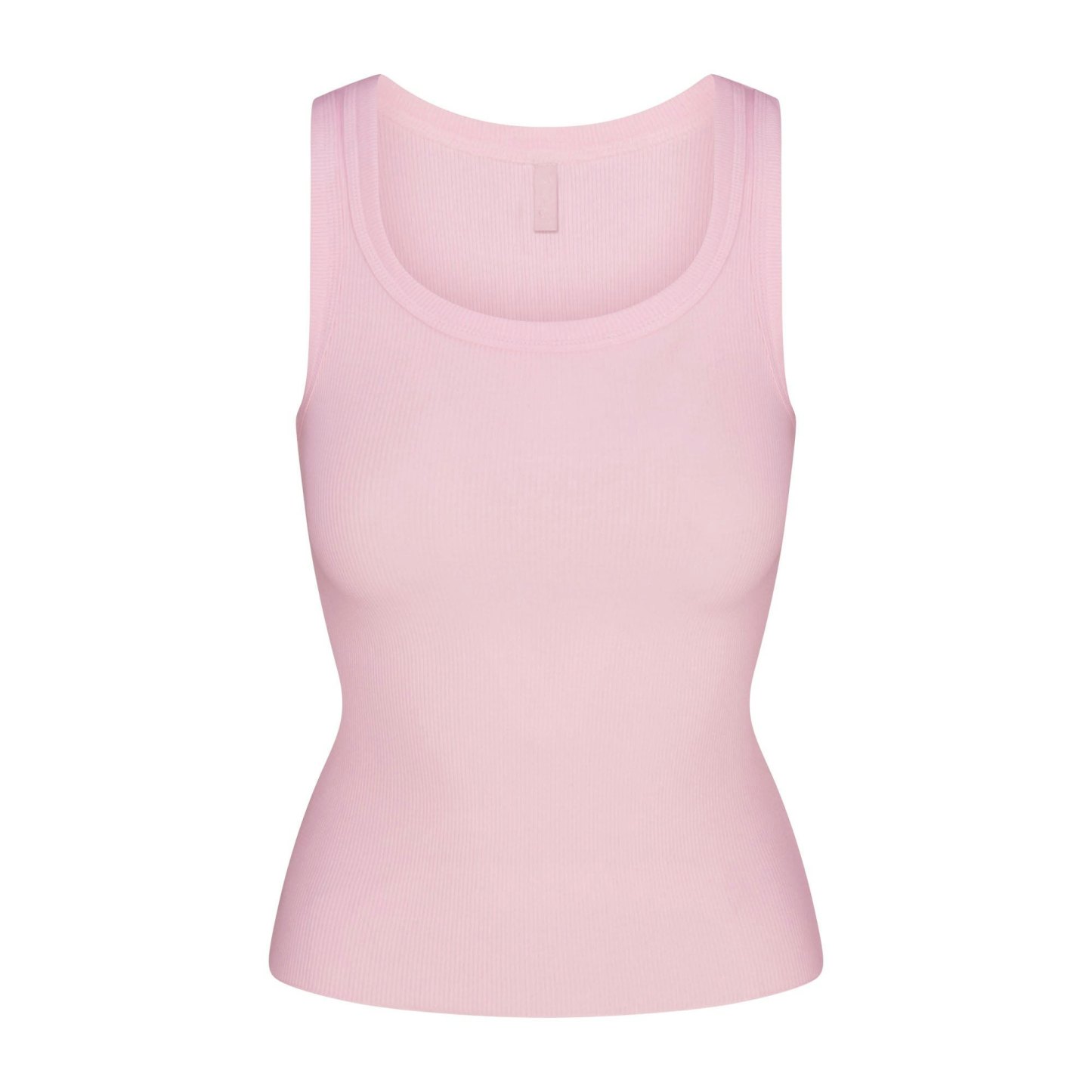 COTTON RIB SCOOP NECK TANK - CHERRY BLOSSOM - image 15