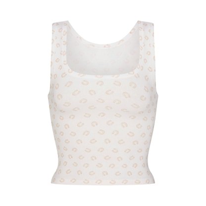 COTTON RIB TANK - OCHRE HORSESHOE PRINT - image 39