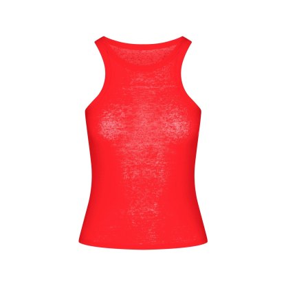 SHEER RIB TANK - CARMINE - image 20