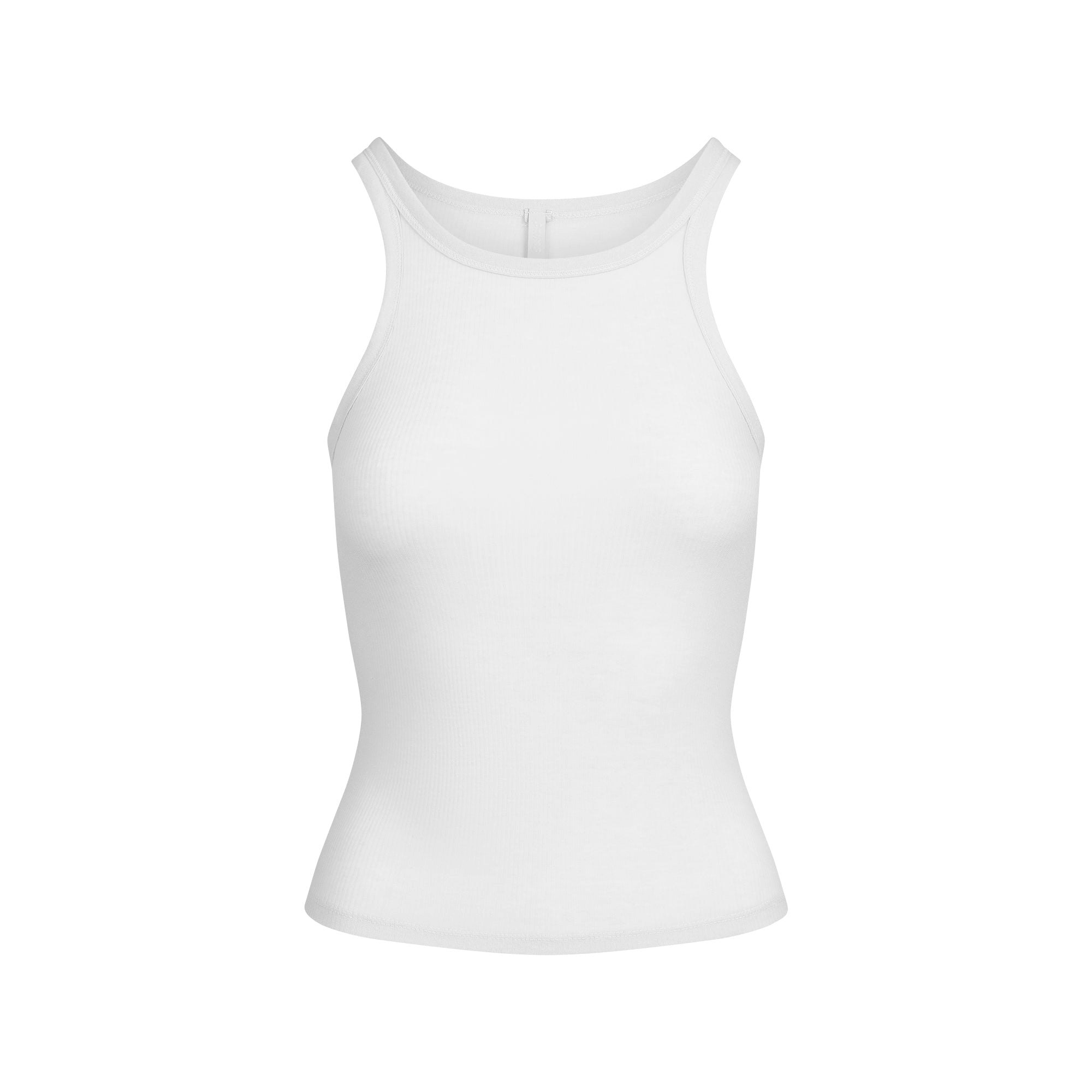 SHEER RIB TANK - SNOW - image 10