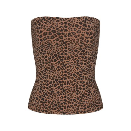 COTTON JERSEY TUBE TOP - SIENNA NATURAL LEOPARD - image 47