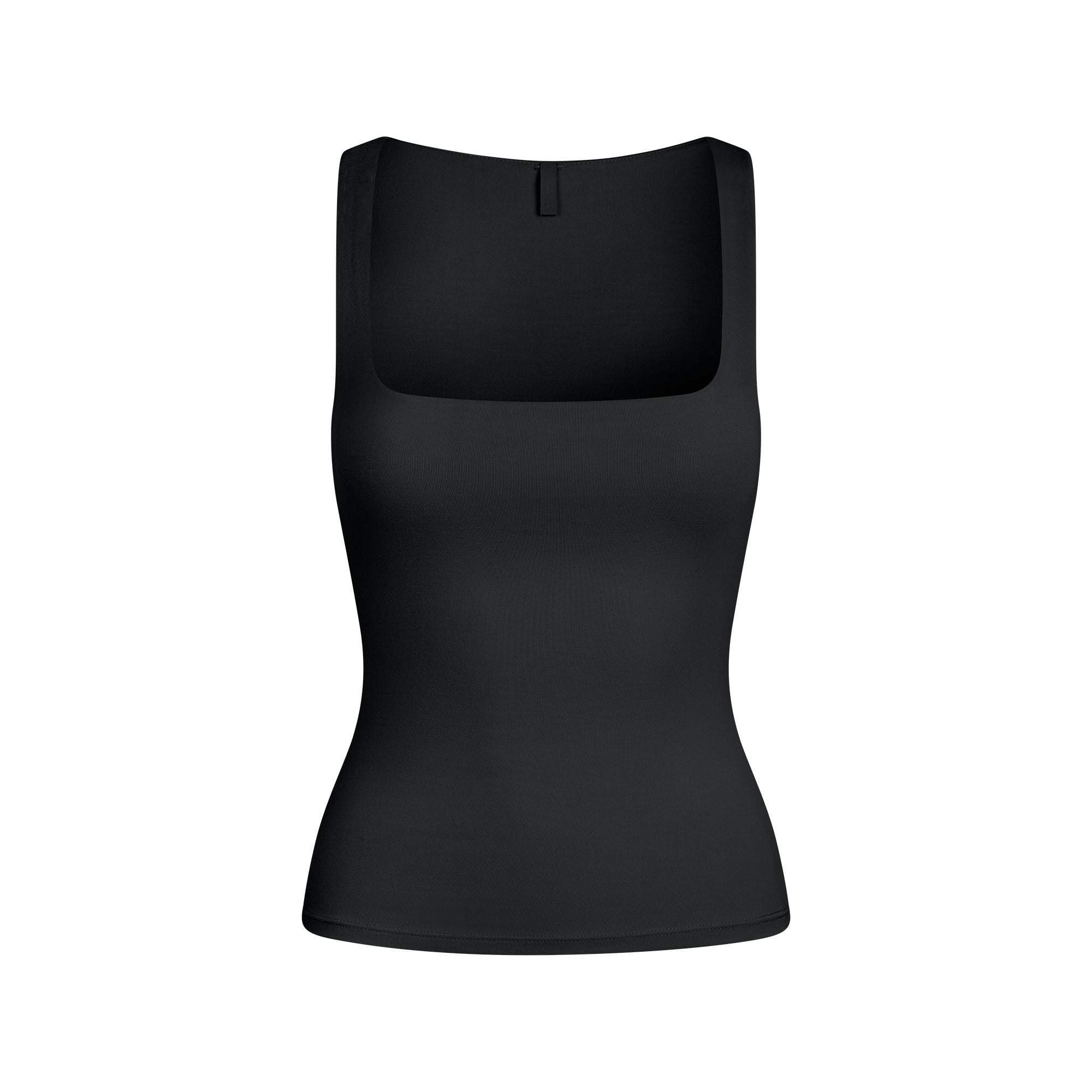 SMOOTH LAYERS SQUARE NECK TANK - OBSIDIAN - image 5