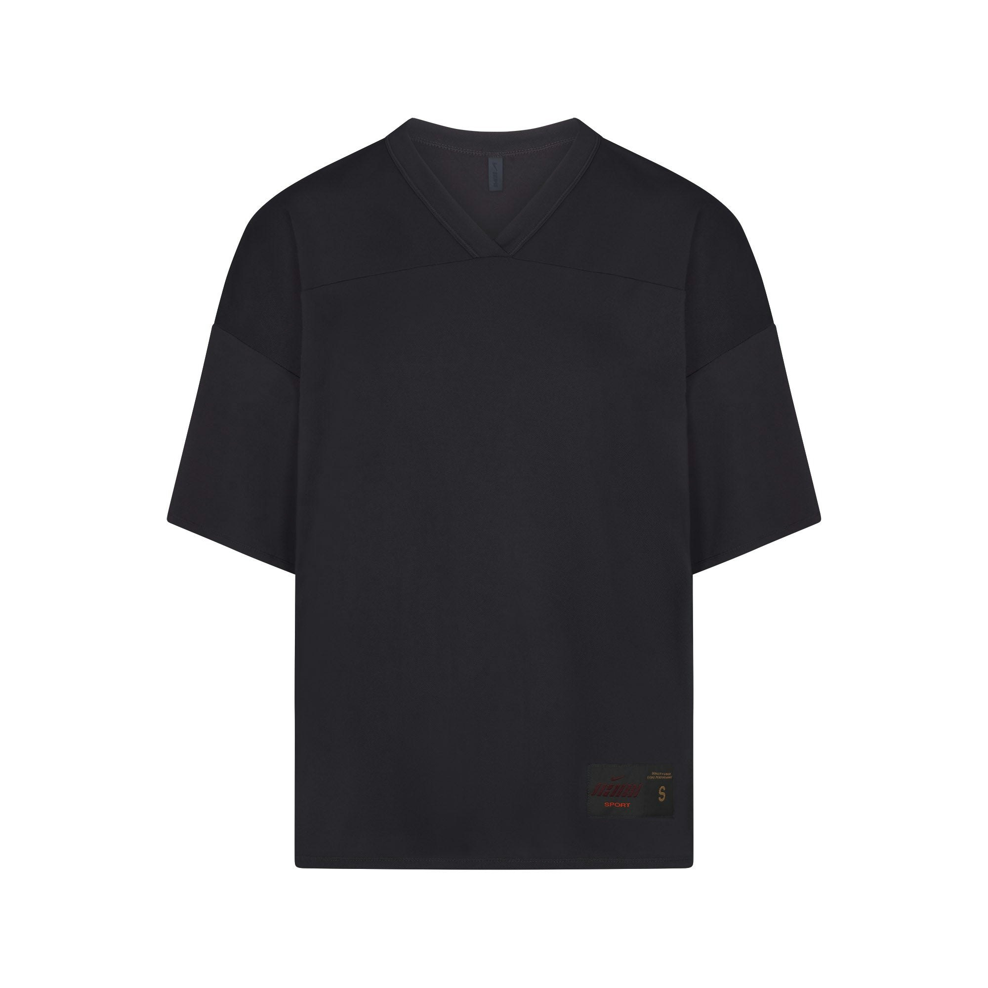 NikeSKIMS AIRY V-NECK OVERSIZED TOP - OBSIDIAN - image 7
