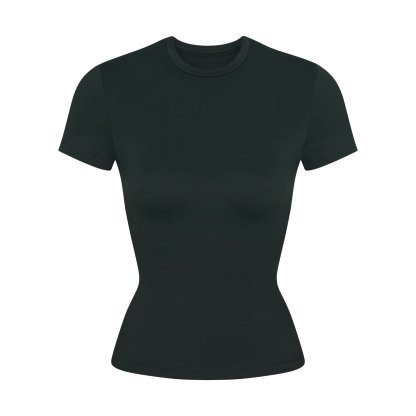 NikeSKIMS MATTE PADDED BABY TEE - DARK TEAL - image 22