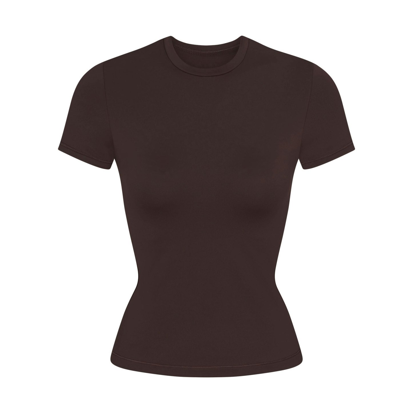 NikeSKIMS MATTE PADDED BABY TEE - DARK SEPIA - image 15