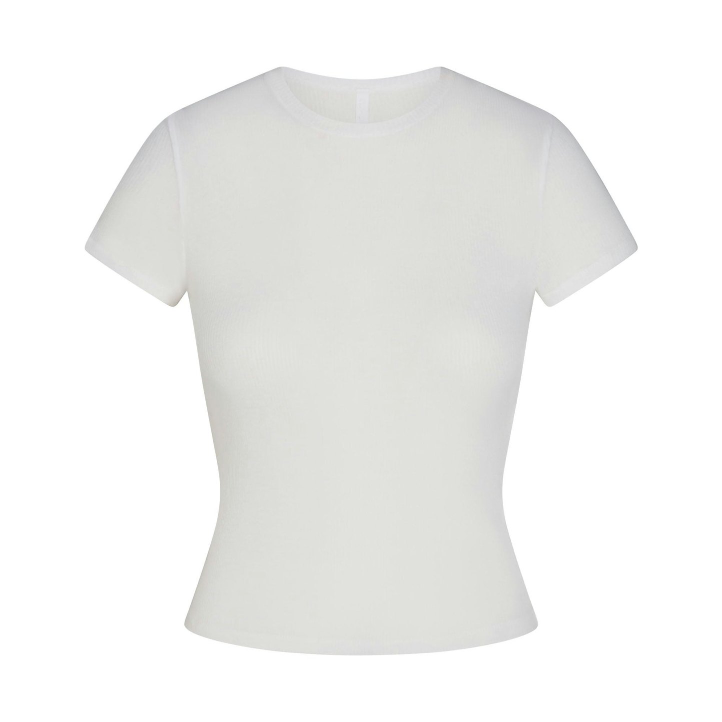 SHEER RIB T-SHIRT - SNOW - image 5