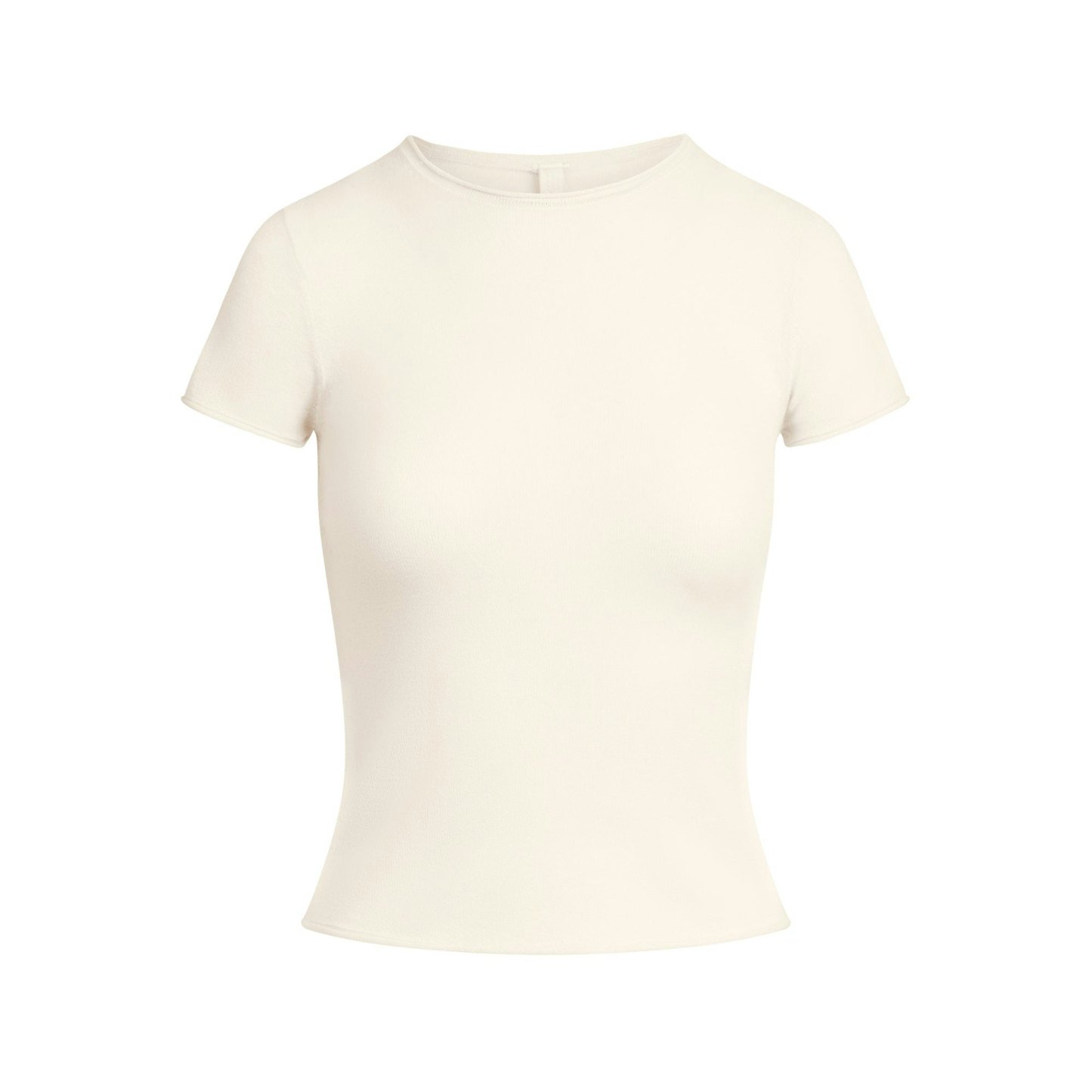 FEATHERWEIGHT CASHMERE TEE - EGRET - image 22